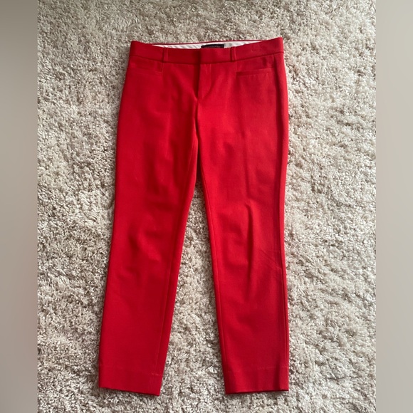Banana Republic Sloan Pants Sz 2S Red - Picture 6 of 7